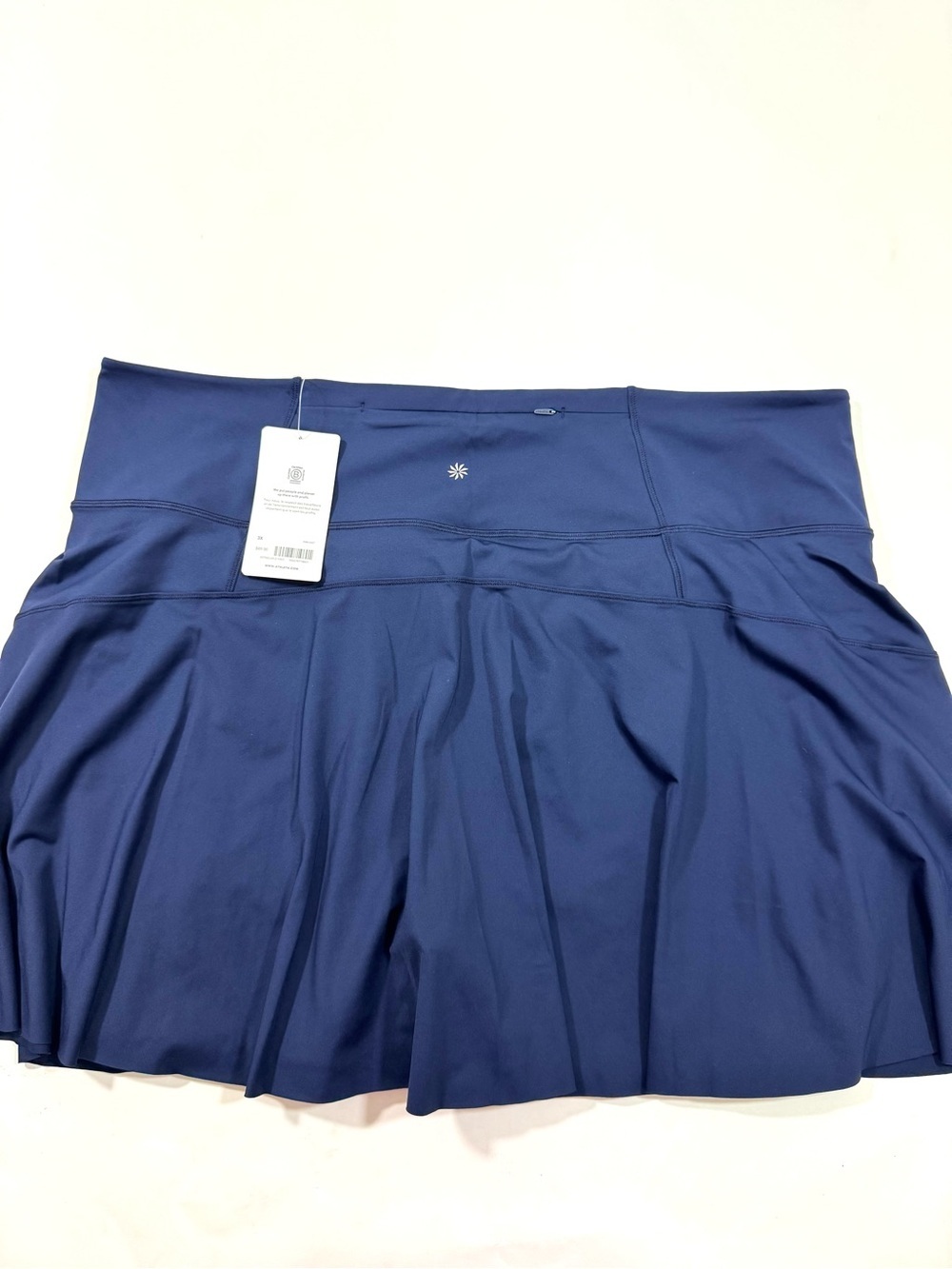 New Athleta Ace Tennis Skort 15.5 Inch Blue - Picture 3 of 8